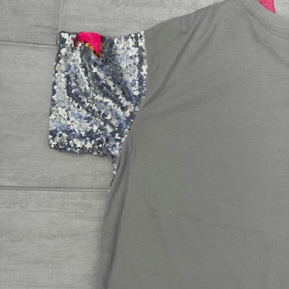 Simply Southern Silver Sequin Santa Dress - Picture 8 of 8